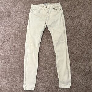 💜 3 for $10 Bershka Cream Women's Jeans